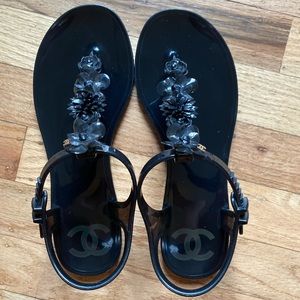 Chanel Jelly Flat Sandals!!